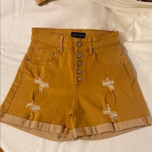 Sterling Kreek-Tennessee Walking Shorts XS girls mustard